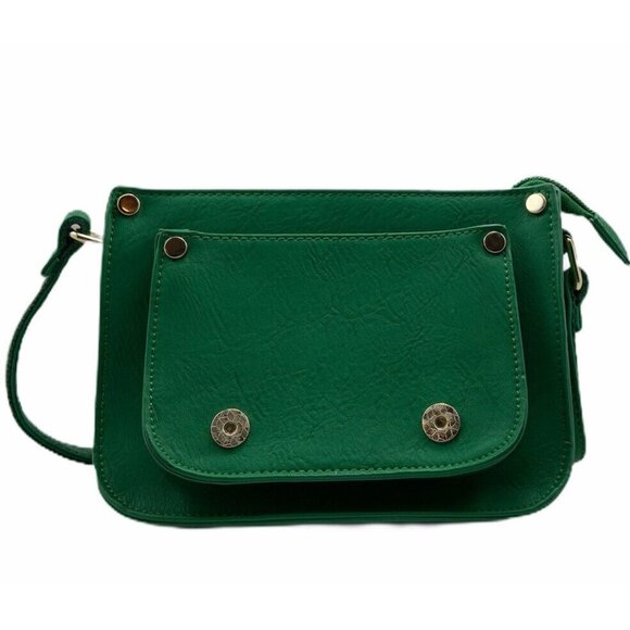 Charming Charlie Green Purse Handbag Shoulder Crossbody Satchel Bag - Picture 3 of 12